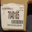 -nib 7040185 Subzero Heater Assy Mullion Chute-. Fixed Price $100.00.