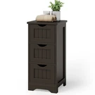 Costway Bathroom Floor Cabinet Freestanding Storage Organizer W/ 3 Drawers. Fixed Price $69.99.
