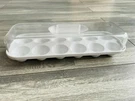 7007506 12 Egg Container White + Clear Cover Oem Original. Fixed Price $99.67.