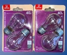 Lot Of 2 Pks Appliance Bulbs 40 Watt A15 Type Incandescent Med. Base Nip. Fixed Price $24.49.