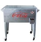 Leigh Country Coca-cola 80-QT Galvanized Rolling Cooler, Ice Cold Retro Des.... Fixed Price $340.08.