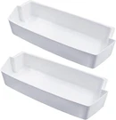 White Shelf Bin Compatible With Kenmore Whirlpool Refrigerator 2187172 2-PC. Fixed Price $22.99.