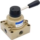 Baomain Pneumatic Rotary Lever Hand Control Valve HV-03 Pt 3/8 Position 4 Way. Fixed Price $24.19.