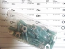 Raychem B-106-1502 Duraseal Crimp Ring Terminals #10 Stud Blue New Bags. Fixed Price $7.99.