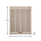 22-1/2 X 28-3/4 In. Galvanized Steel Louvered Side Assembly For N44W And WC44. Fixed Price $71.45.