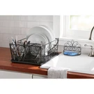 Brylanehome Scroll Dish Rack With Sponge Holder - Black. Fixed Price $76.99.