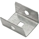 Hardware Galvanized Box Rail Steel Barn Door End Cap N104-307. Fixed Price $9.49.