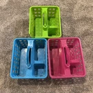 Plastic Shower Caddy Basket Container Compartments - Portable Divided Cleaning. Fixed Price $9.95.