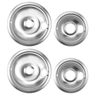 Drip Pan Electric Stove Burner Covers For Whirlpool W10278125, 4 PACK(2X6" An.... Fixed Price $26.37.