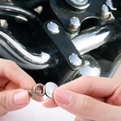 Motorcycle Chrome Cover Plugs For 8MM Allen Head Bolts (M6). Fixed Price $12.48.