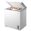 Chest Freezer 7.0 Cubic Feet Removable Basket Led Light White Midea Adjustable. Fixed Price $439.99.