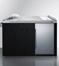 Summit Mobile Outdoor Kitchenette, Stainless Steel, CARTOS54LS. Fixed Price $6650.00.