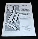 2000 Whirlpool Side By Use & Care Guide 2186560A. Fixed Price $29.98.