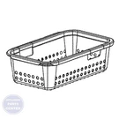 Refrigerator Lower Freezer Basket WR71X28048. Fixed Price $63.02.