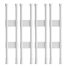 4 Sets Refrigerator Tension Rods, 15.8-27.6 Inches Anti-slip Adjustable Rv.... Fixed Price $25.71.