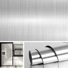 Livelynine Brushed Nickel Peel And Stick 15.8X78.8 Inch, Stainless Steel. Fixed Price $14.76.