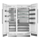 Monogram 60" Panel Ready Refrigerator Freezer Columns ZIR361NPRII / ZIF241NPN. Fixed Price $9999.00.