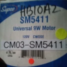 SM5411 Refrigerator 9 Watt Condenser Fan Motor Replacement 120V Cwose. Fixed Price $45.00.