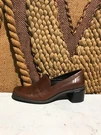 Naturalizer Brown Loafer Pumps Leather Heel Shoe Us Women Size 9M. Fixed Price $34.99.