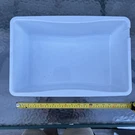 Lg Fridge Freezer Bin, White (15 3/4 X 10 1/2 3/8") MJS627733 Asmn. Fixed Price $30.00.