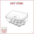 Bino Plastic Egg Container For Refrigerator - Clear, 13 Count, Sturdy, Durable. Fixed Price $17.16.