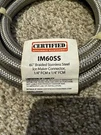 Certified Appliance Stainless Steel Ice Maker Connector - 5FT. Fixed Price $19.00.