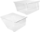 Whirlpool Kenmore 2188656 2188664 Refrigerator Crisper Drawers Pack #R039. Fixed Price $89.09.