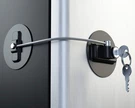 Muin Highly Secured Refrigerator Lock With Key Mini Door Black. Fixed Price $21.76.