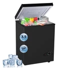 Geekman Chest Freezer 3.5 Cubic Feet Capacity With Removable Basket, Defrost. Fixed Price $342.94.
