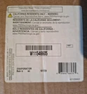 W11546605 Whirlpool Refrigerator Evaporator *new Sealed Oem Part*. Fixed Price $33.17.