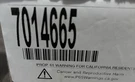 7014665 Sub-zero Control/thermostat For 511, 550, 501F (freezer Side). Fixed Price $187.20.