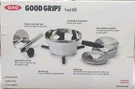 New Oxo Good Grips Food Mill 3-IN-1 Design For Fine, Medium, Coarse Textures. Fixed Price $49.99.