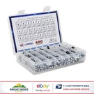 Variety Of 600 Electrolytic Capacitors 0.1UF 1000UF For Electronic Projects. Fixed Price $25.91.
