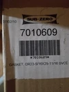Brand New Oem Refrigerator Door Gasket For Sub Zero, 7010609, 3210180.H8J3. Fixed Price $99.90.