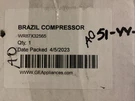 Ge Embraco Compressor Oem Part WR87X32565. Fixed Price $550.00.