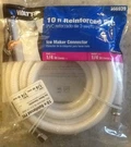 New Watts Pvc 10' 10FT Ice Maker Supply Line Connector Hoses 1/4" 1/4IN Comp. Fixed Price $6.99.