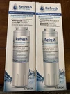 Refresh 2-PACK Refrigerator Water Filter Replacement R-9006 New Sealed. Fixed Price $27.99.