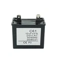 C61-P2 12UF 210VAC 50/60HZ Refrigerator Run Capacitor Compatible Motor Pump. Fixed Price $24.67.