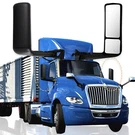 Black Door Mirror Replacement International LT625 2018+ Truck Left Driver Sid.... Fixed Price $363.12.