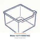 Midea 12171100007462 Drawer Handle Steel. Fixed Price $34.14.