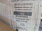 Whirlpool Refrigerator Compressor Kit W10832994. Fixed Price $415.00.