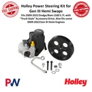 Holley Power Steering Kit Anodized Black, Aluminium For Chrysler Gen Iii Hemi. Fixed Price $584.34.