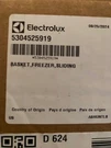 Genuine Electrolux Frigidaire Freezer Sliding Basket 5304525919 (new). Fixed Price $44.99.