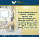 WPW10151374 Whirlpool Fridge Oem Air Diffuser Assembly 2161251 2157403. Fixed Price $42.46.