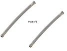 3/4 M.i.p. X F.i.p 18 In.l Braided Stainless Steel Water-pack Of 2. Fixed Price $20.00.