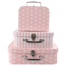 Anndason Set Of 3 Paperboard Suitcases Storage Box For Photo .... Fixed Price $34.27.