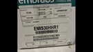 EMIS30HHR1 New Oem Original Embraco Refrigerator Compressor 275 Btu 1/12 Hp Lst. Fixed Price $299.95.