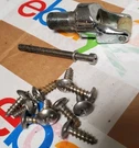 1956 Crosley Shelvador CAE-8 Refrigerator Door Handle Catch Latch Roller & Screw. Fixed Price $45.00.