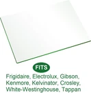 Crisper Glass Pan Cover Compatible Frigidaire 240350608, 23-7/8" X 15-1/2" New. Fixed Price $23.32.