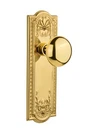 Nostalgic Warehouse Meadows Plate With New York Knob, 1-DUMMY, Unlacquered Brass. Fixed Price $65.49.
